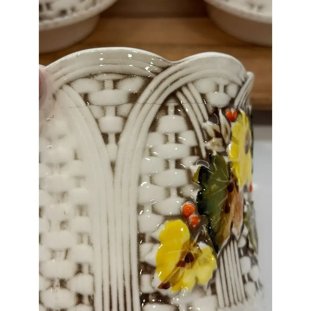 Lefton vintage basketweave